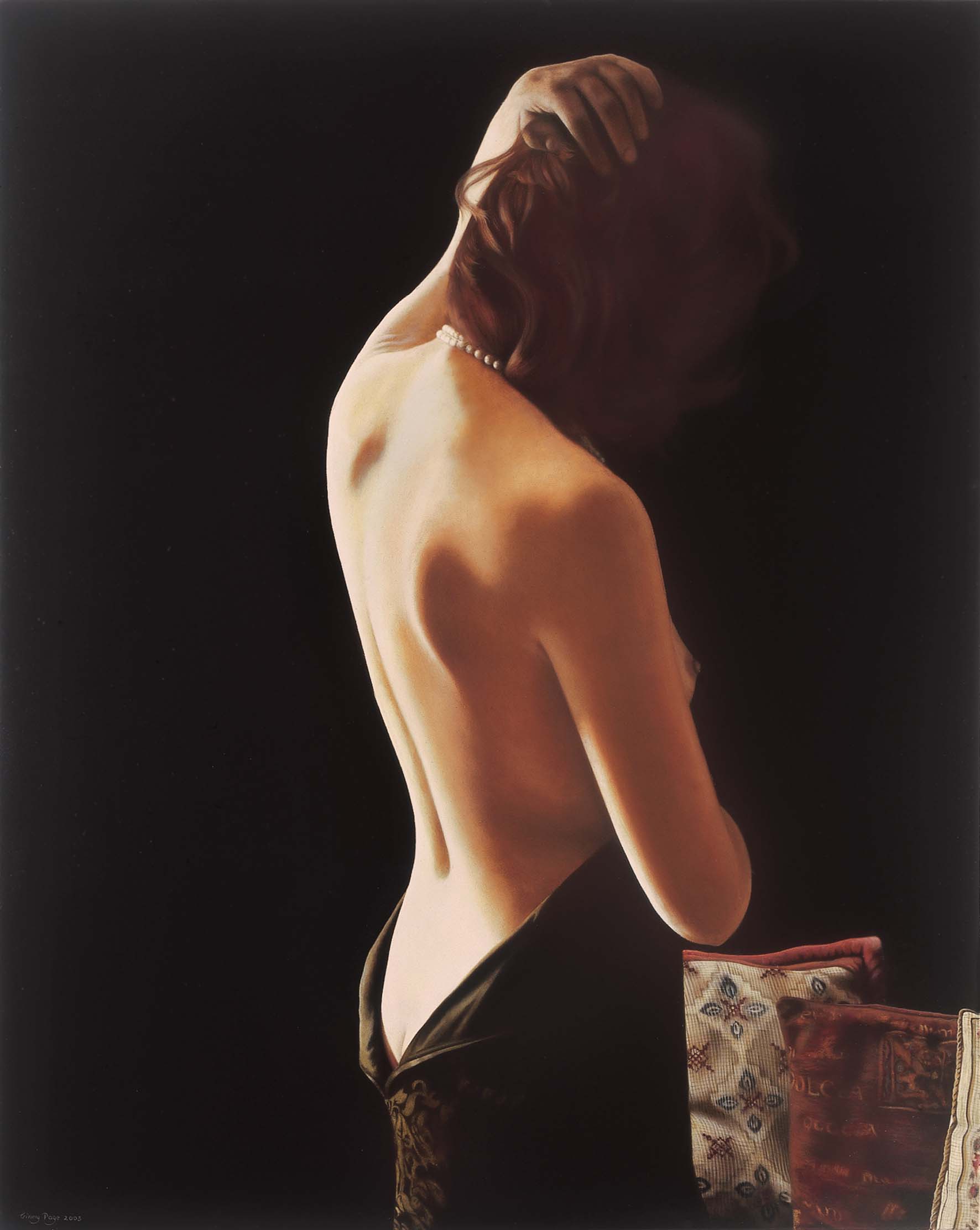 Soft Touch, 2003 – Oil on Canvas, 80 x 100 cm – Ginny Page